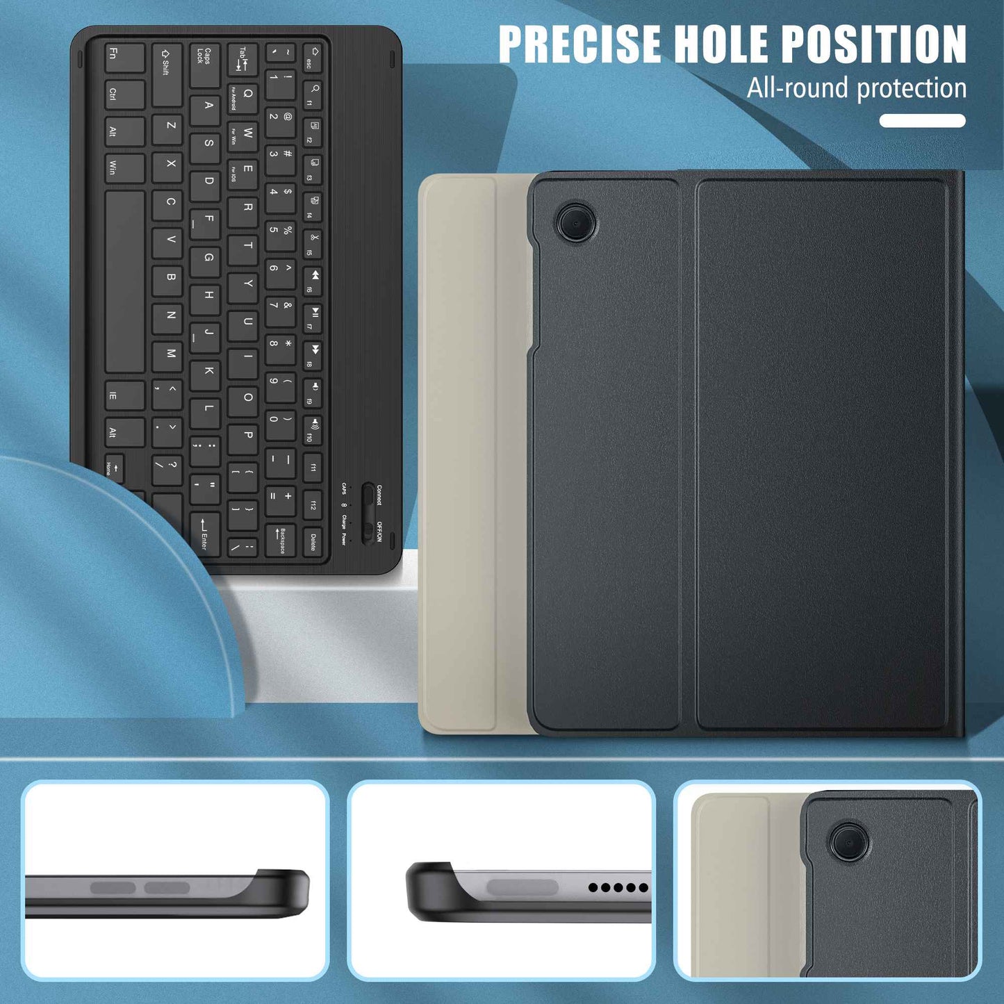 For Lenovo Tab M10 Plus (Gen 3) 10.6 inch Protective Case Cover Scratch Resistant Tablet Stand Case (without Keyboard)