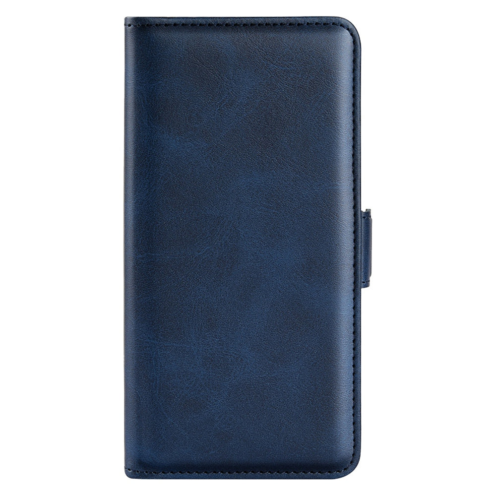 For Motorola Edge 30 5G Textured PU Leather Wallet Stand Phone Case Dual Magnetic Clasp Protective Shell