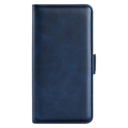 For Motorola Edge 30 5G Textured PU Leather Wallet Stand Phone Case Dual Magnetic Clasp Protective Shell