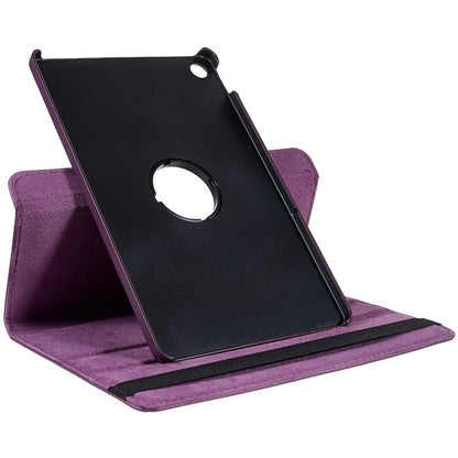 For Lenovo Tab M10 Plus (Gen 3) 10.6 inch 125F/128F Leather Tablet Case 360-degree Rotating Shockproof Protective Cover with Horizontal/Vertical View Stand