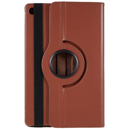 For Lenovo Tab M10 Plus (Gen 3) 10.6 inch 125F/128F Leather Tablet Case 360-degree Rotating Shockproof Protective Cover with Horizontal/Vertical View Stand