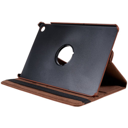 For Lenovo Tab M10 Plus (Gen 3) 10.6 inch 125F/128F Leather Tablet Case 360-degree Rotating Shockproof Protective Cover with Horizontal/Vertical View Stand