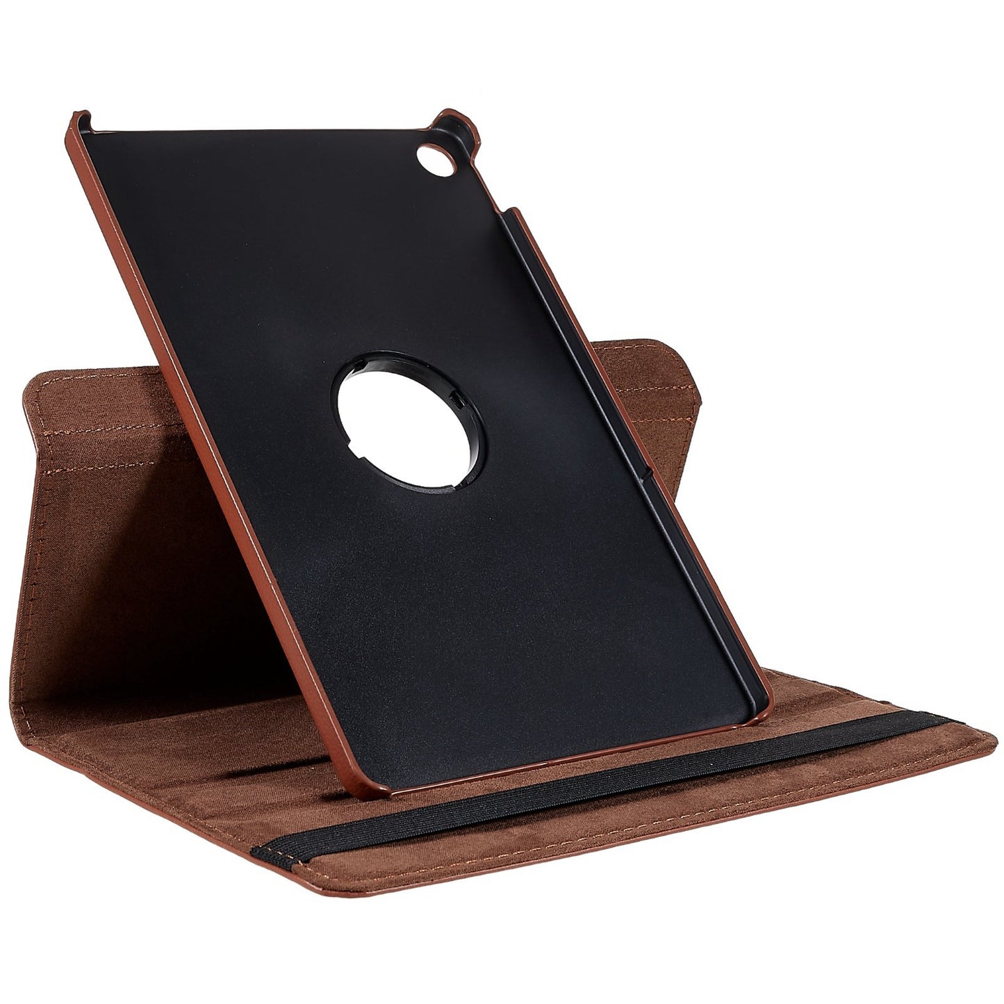 For Lenovo Tab M10 Plus (Gen 3) 10.6 inch 125F/128F Leather Tablet Case 360-degree Rotating Shockproof Protective Cover with Horizontal/Vertical View Stand