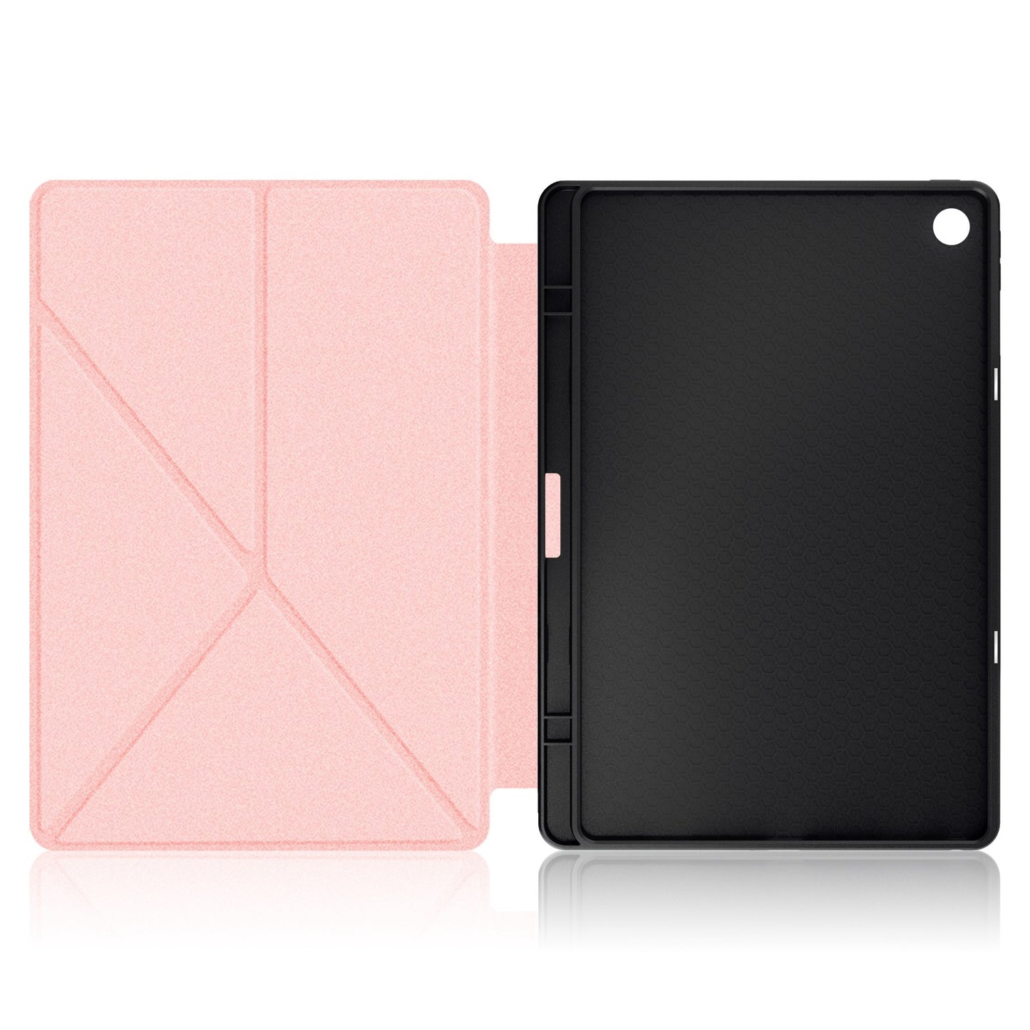 For Lenovo Tab M10 Plus (Gen 3) 10.6 inch 125F/128F Origami Stand PU Leather + TPU Tablet Case Shockproof Cover with Auto Wake/Sleep