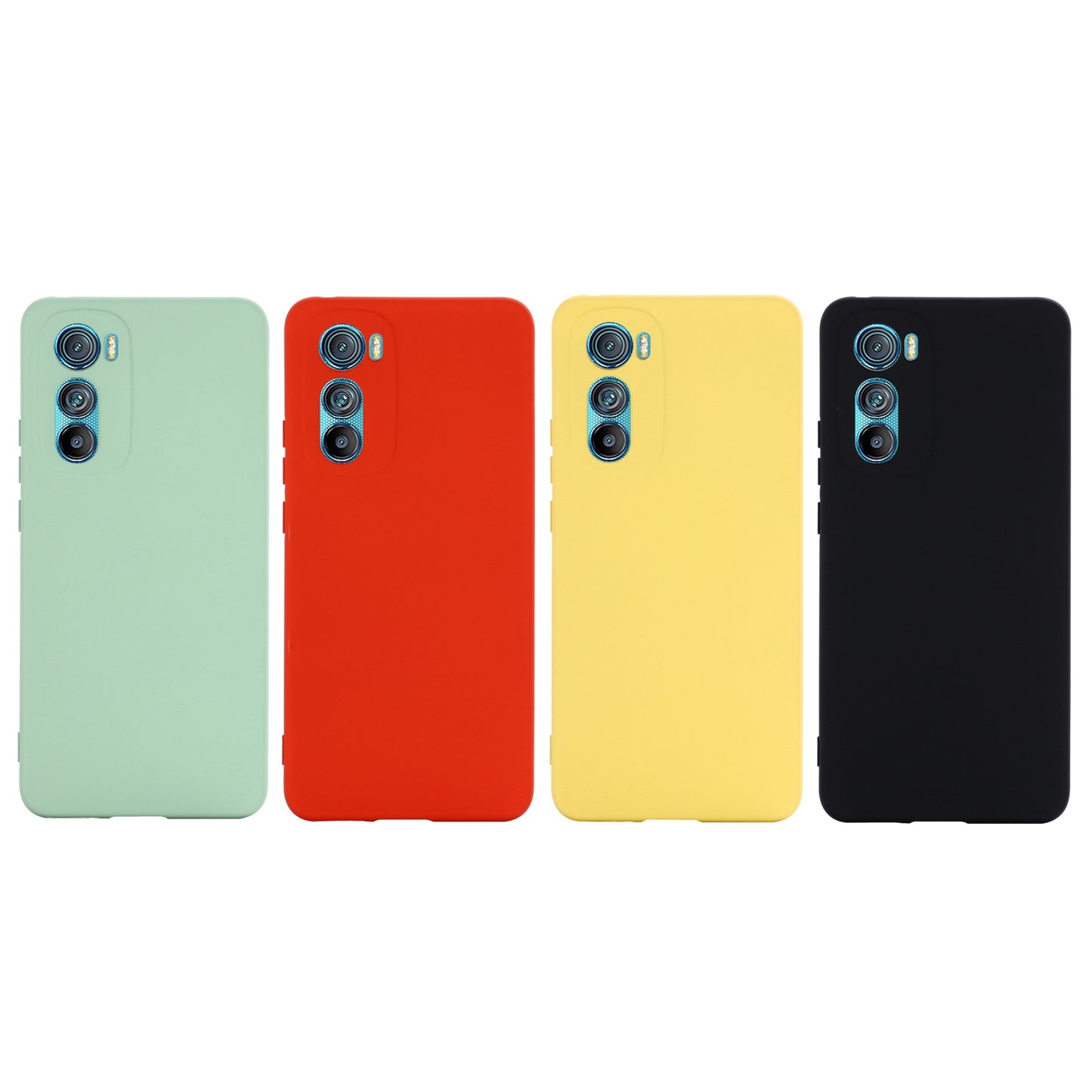 For Motorola Edge 30 5G Liquid Silicone Shockproof Protective Phone Case Soft Microfiber Lining Cushion Anti-Scratch Cover