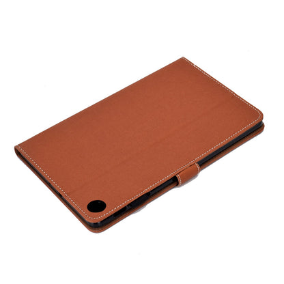 For Lenovo Tab M10 Plus (Gen 3) Auto Wake/Sleep Function Leather Tablet Case Card Slots Design Magnetic Anti-fall Cover with Stand