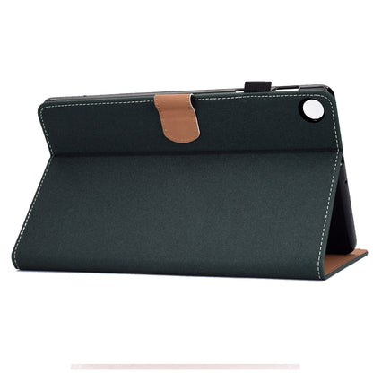 For Lenovo Tab M10 Plus (Gen 3) Auto Wake/Sleep Function Leather Tablet Case Card Slots Design Magnetic Anti-fall Cover with Stand