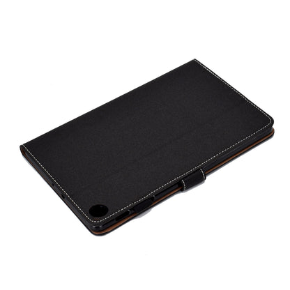 For Lenovo Tab M10 Plus (Gen 3) Auto Wake/Sleep Function Leather Tablet Case Card Slots Design Magnetic Anti-fall Cover with Stand