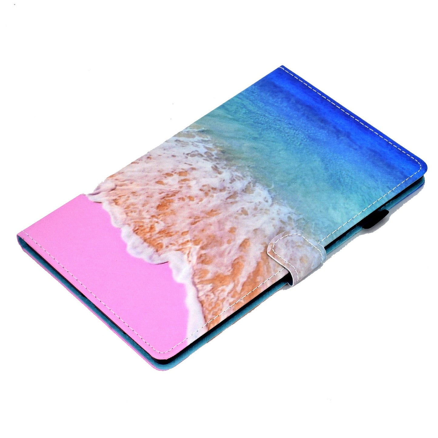 For Lenovo Tab M10 Plus (Gen 3) Pattern Printed Leather Tablet Case Shockproof Card Slots Design Magnetic Cover with Stand