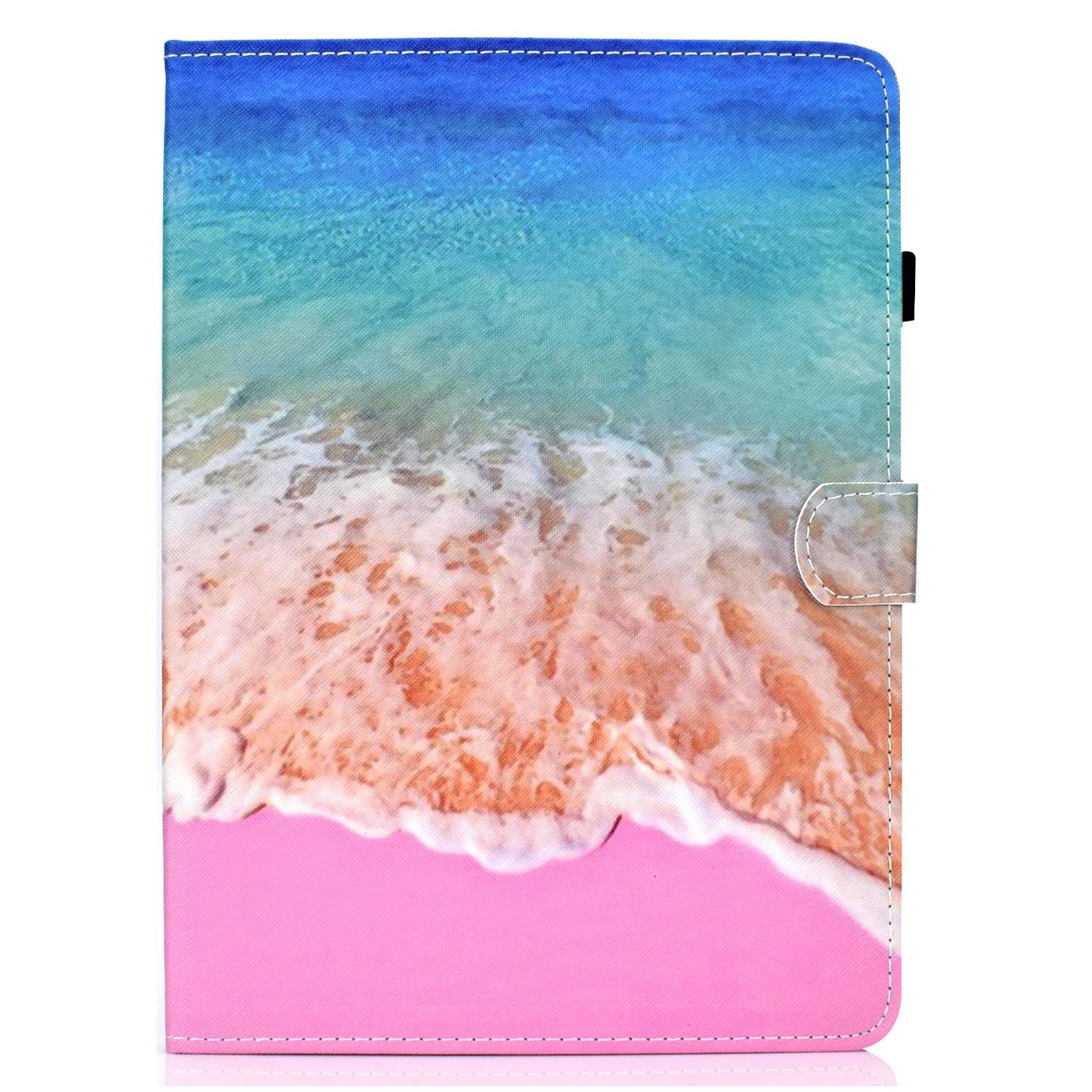 For Lenovo Tab M10 Plus (Gen 3) Pattern Printed Leather Tablet Case Shockproof Card Slots Design Magnetic Cover with Stand