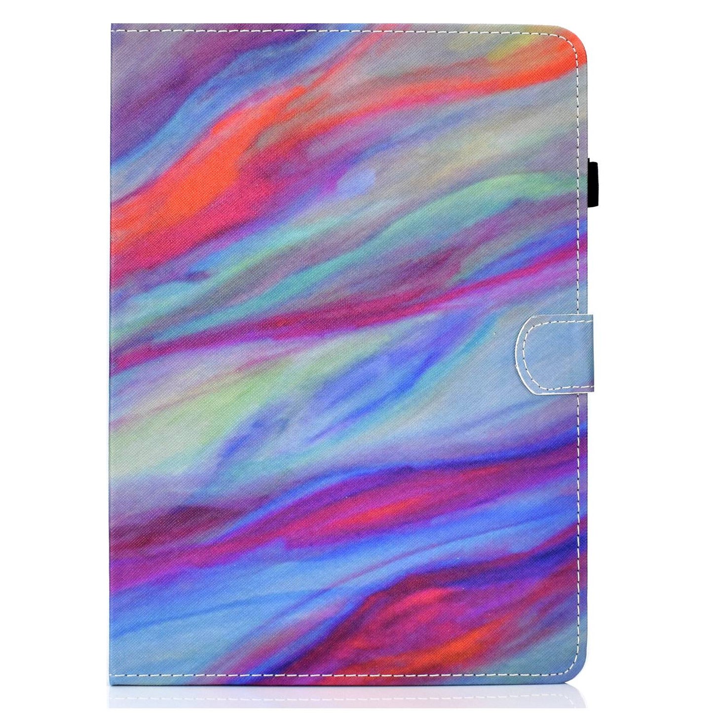 For Lenovo Tab M10 Plus (Gen 3) Pattern Printed Leather Tablet Case Shockproof Card Slots Design Magnetic Cover with Stand