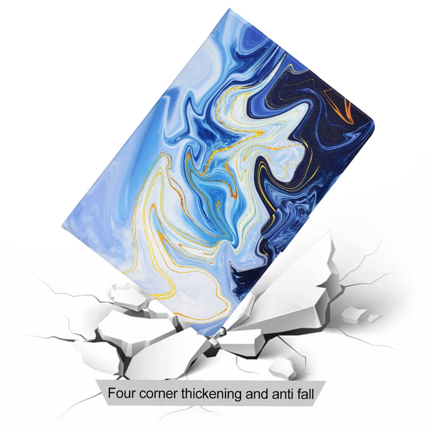 For Lenovo Tab M10 Plus (Gen 3) B2 Pattern Printing PU Leather Magnetic Flip Case Card Holder Adjustable Stand Cover