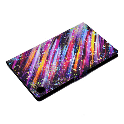 For Lenovo Tab M10 Plus (Gen 3) B2 Pattern Printing PU Leather Magnetic Flip Case Card Holder Adjustable Stand Cover