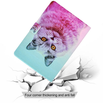 For Lenovo Tab M10 Plus (Gen 3) B2 Pattern Printing PU Leather Magnetic Flip Case Card Holder Adjustable Stand Cover