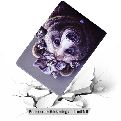 For Lenovo Tab M10 Plus (Gen 3) B2 Pattern Printing PU Leather Magnetic Flip Case Card Holder Adjustable Stand Cover