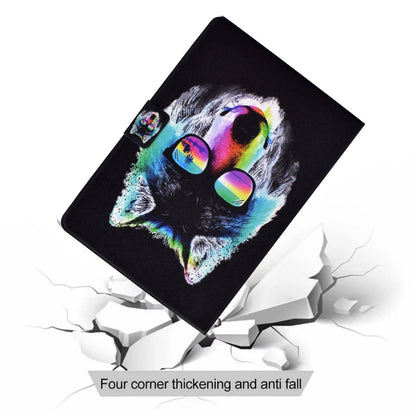 For Lenovo Tab M10 Plus (Gen 3) B2 Pattern Printing PU Leather Magnetic Flip Case Card Holder Adjustable Stand Cover