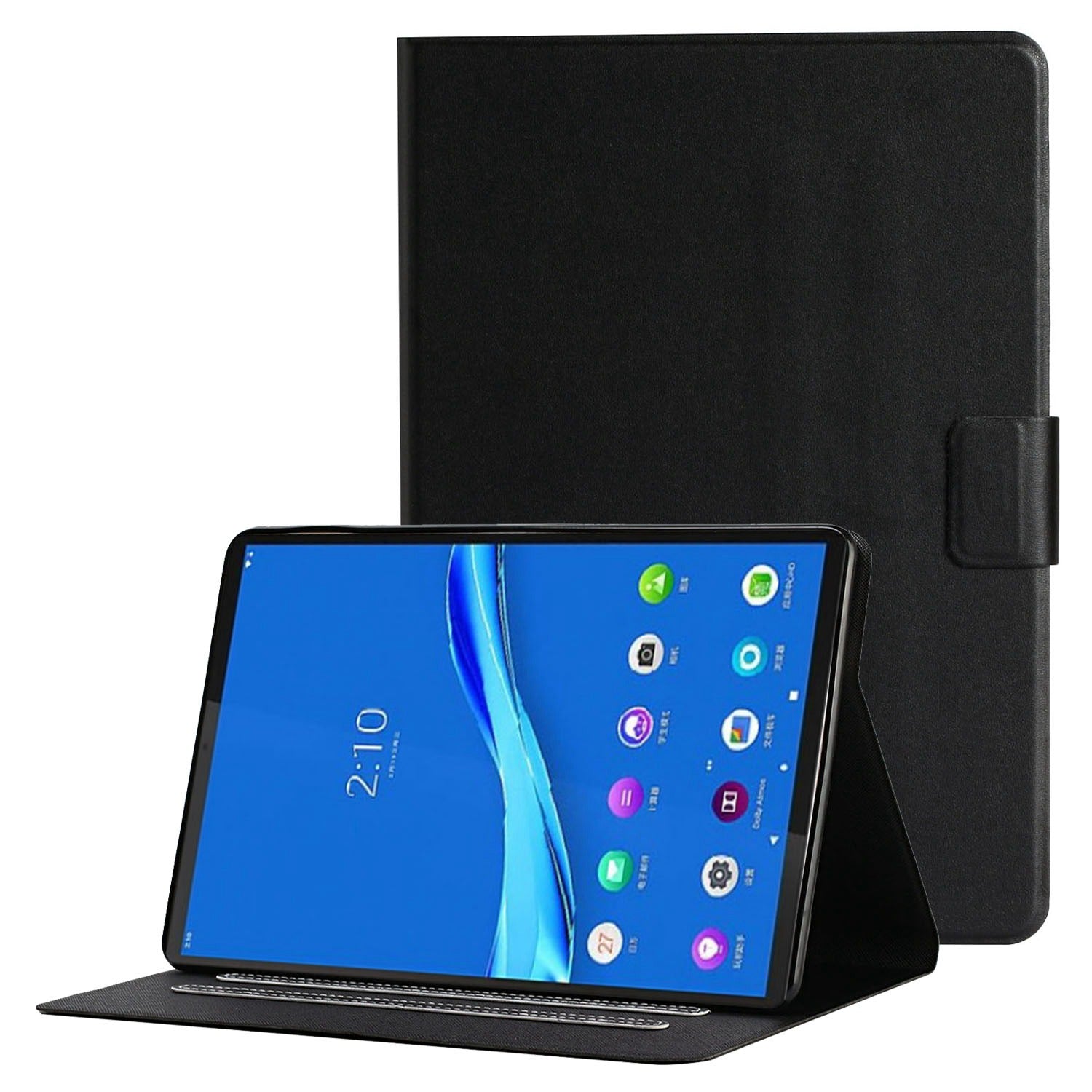 Protective Case for Lenovo Tab M10 Plus (Gen 3) 2022 Auto Wake/Sleep Tablet Case Scratch Resistant Leather Cover with Stand/Card Slots