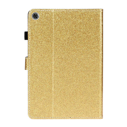 Scratch Resistant Case for Lenovo Tab M10 Plus (Gen 3) 2022 Anti-Drop Stand Case Tablet Leather Cover with Card Slots/Glitter Effects