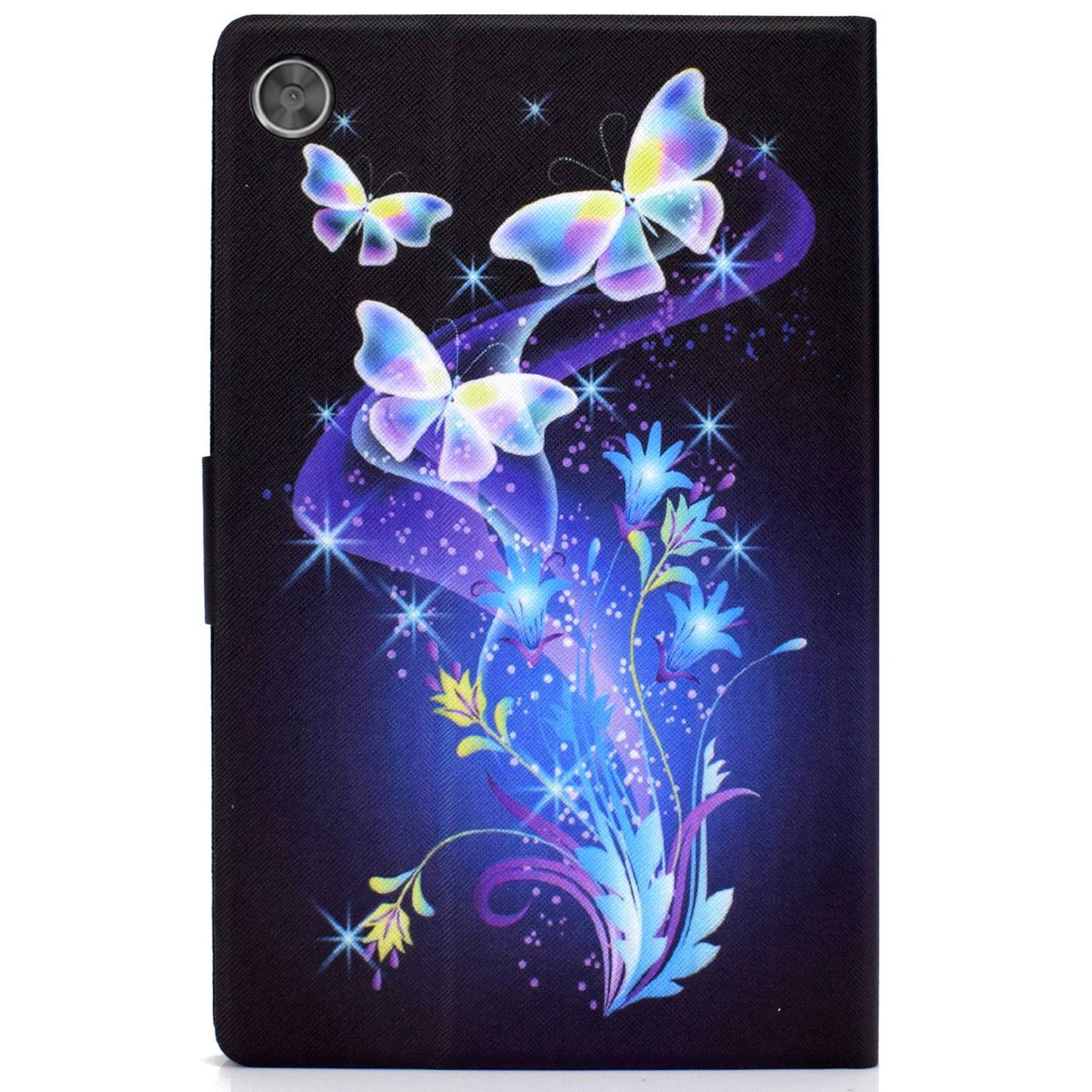 Pattern Printing Tablet Case for Lenovo Tab M10 Plus (Gen 3), Card Holder Stand PU Leather TPU Cover