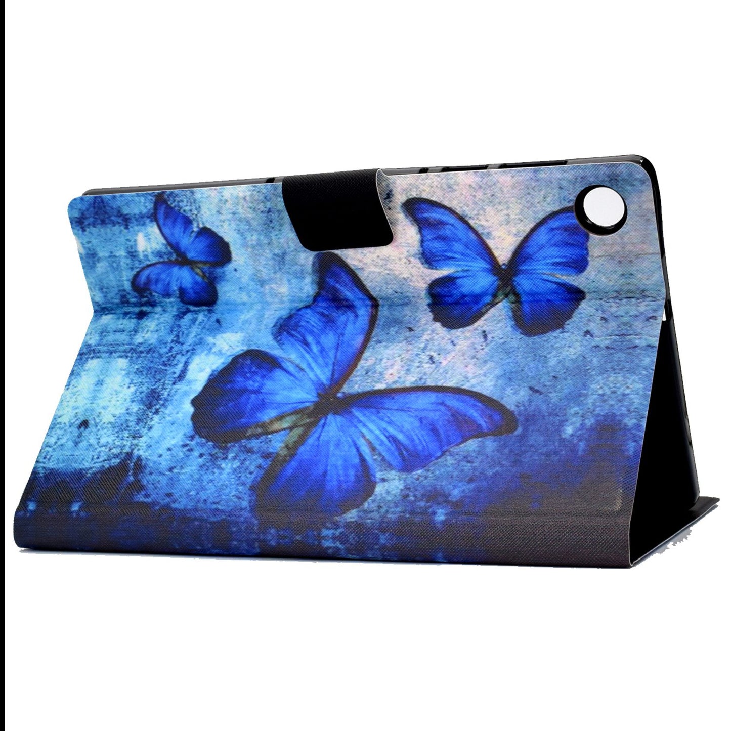 Pattern Printing Tablet Case for Lenovo Tab M10 Plus (Gen 3), Card Holder Stand PU Leather TPU Cover