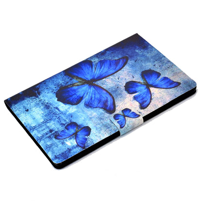 Pattern Printing Tablet Case for Lenovo Tab M10 Plus (Gen 3), Card Holder Stand PU Leather TPU Cover