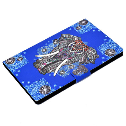 Pattern Printing Tablet Case for Lenovo Tab M10 Plus (Gen 3), Card Holder Stand PU Leather TPU Cover