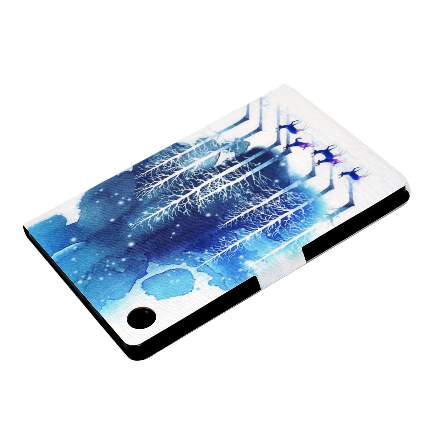 Adjustable Stand Protective Tablet Case for Lenovo Tab M10 Plus (Gen 3), Pattern Printing PU Leather Cover with Card Holder