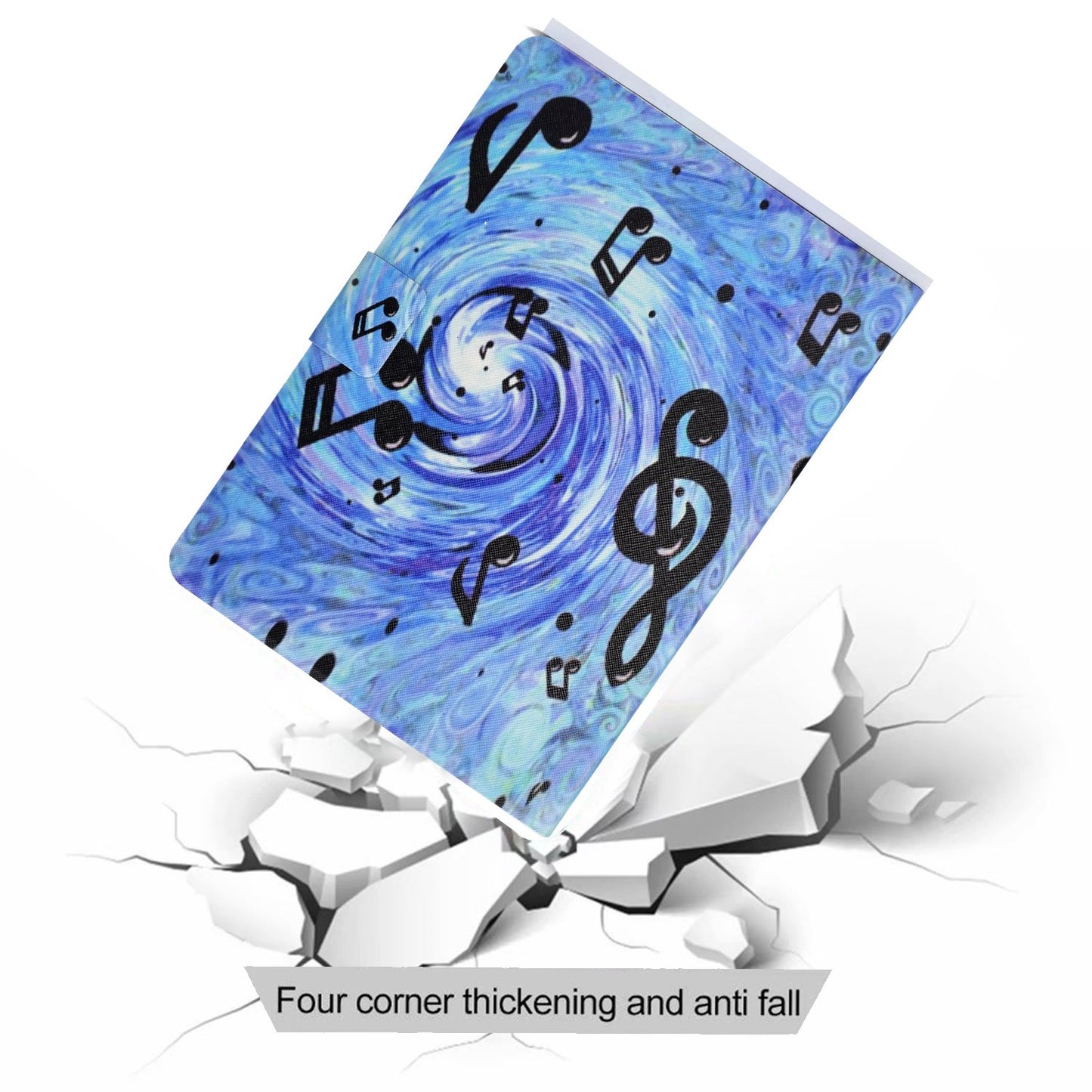 Pattern Printing Case for Lenovo Tab M10 Plus (Gen 3), Anti-wear Anti-shock Stand Card Slots Leather Protective Cover