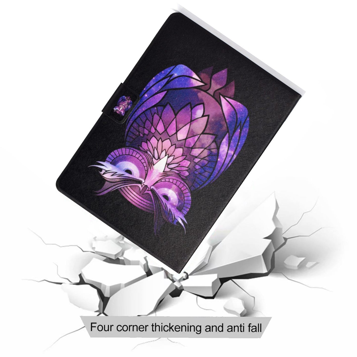 Pattern Printing Case for Lenovo Tab M10 Plus (Gen 3), Anti-wear Anti-shock Stand Card Slots Leather Protective Cover