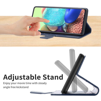 For Xiaomi Poco C40 4G HT01 Wallet Stand Feature Imprinted Y-Shaped Lines Phone Case PU Leather Anti-fall Shell with Strap