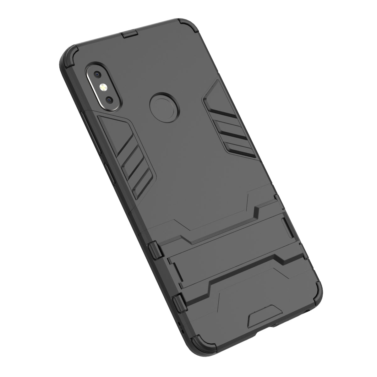 Shockproof PC + TPU Hybrid Kickstand Phone Case for Xiaomi Redmi Note 5 Pro (Dual Camera) / Redmi Note 5 (China)