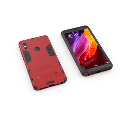 Shockproof PC + TPU Hybrid Kickstand Phone Case for Xiaomi Redmi Note 5 Pro (Dual Camera) / Redmi Note 5 (China)