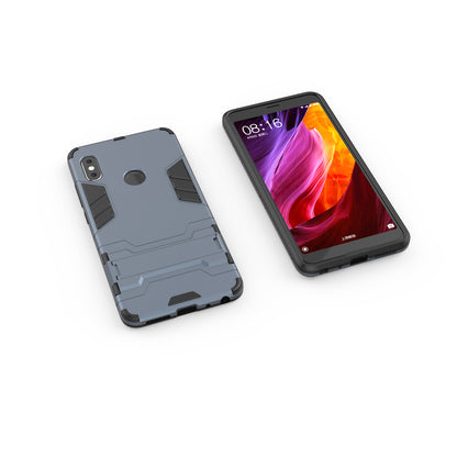 Shockproof PC + TPU Hybrid Kickstand Phone Case for Xiaomi Redmi Note 5 Pro (Dual Camera) / Redmi Note 5 (China)