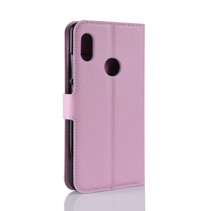 Litchi Skin Cell Phone Leather Wallet Case for Xiaomi Redmi Note 5 Pro (Dual Camera) / Redmi Note 5 (China)