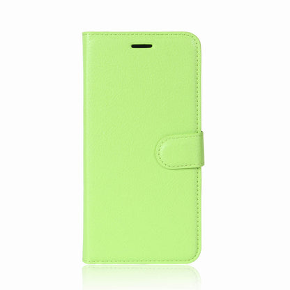 Litchi Skin Cell Phone Leather Wallet Case for Xiaomi Redmi Note 5 Pro (Dual Camera) / Redmi Note 5 (China)