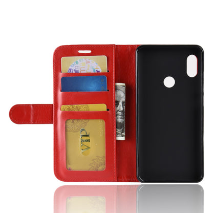 Crazy Horse Grain Wallet Stand Leather Casing for Xiaomi Redmi Note 5 Pro (Dual Camera) / Redmi Note 5 (China)