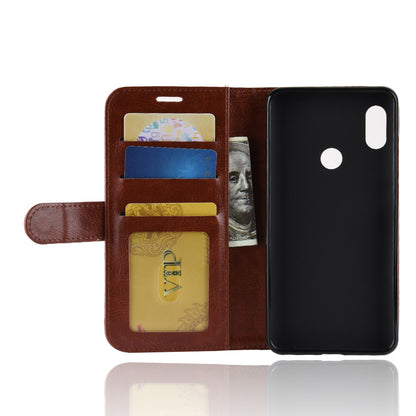 Crazy Horse Grain Wallet Stand Leather Casing for Xiaomi Redmi Note 5 Pro (Dual Camera) / Redmi Note 5 (China)