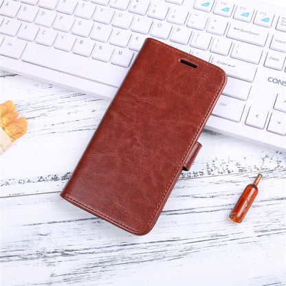 Crazy Horse Grain Wallet Stand Leather Casing for Xiaomi Redmi Note 5 Pro (Dual Camera) / Redmi Note 5 (China)