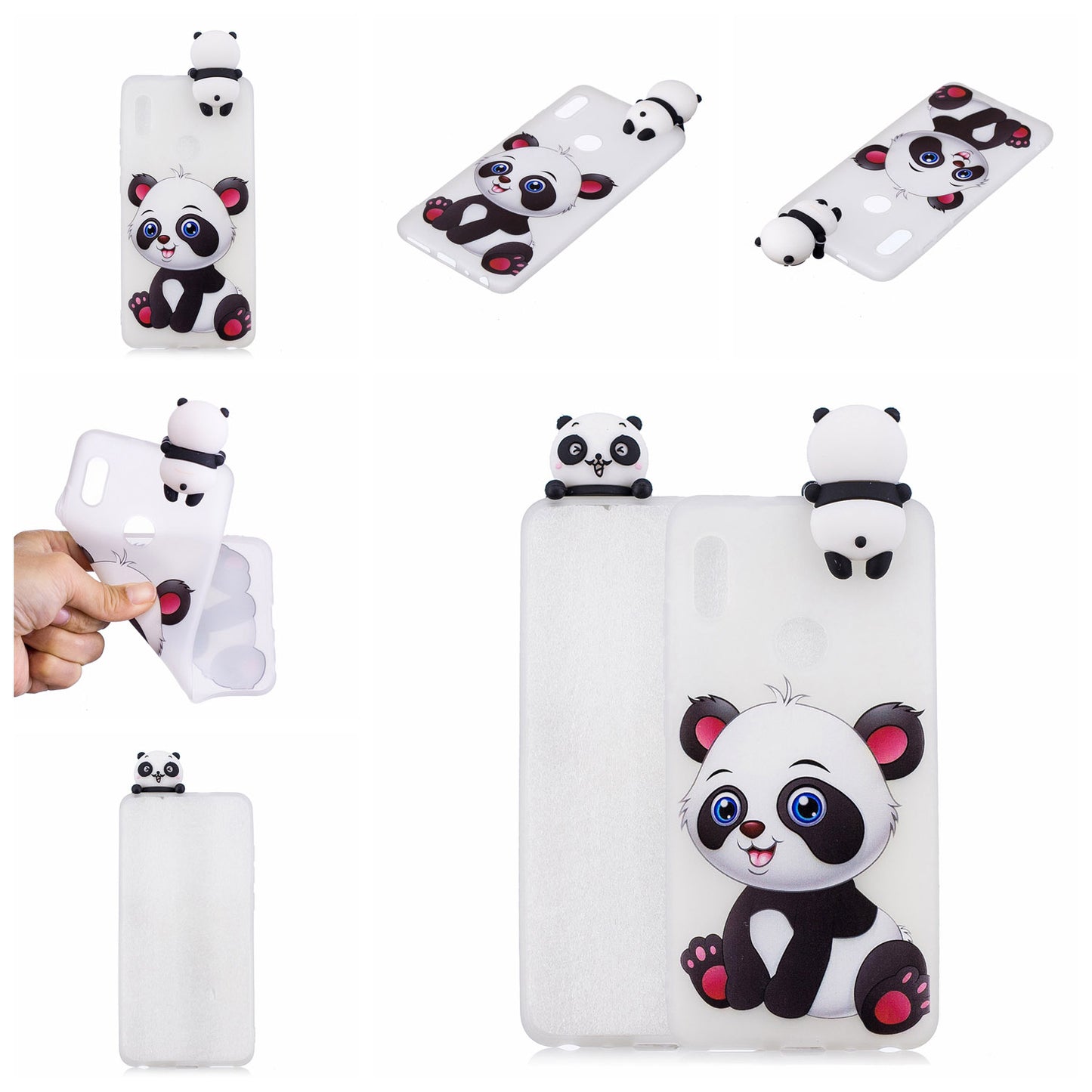 3D Cute Doll Patterned TPU Shell for Xiaomi Mi A2 / Mi 6X