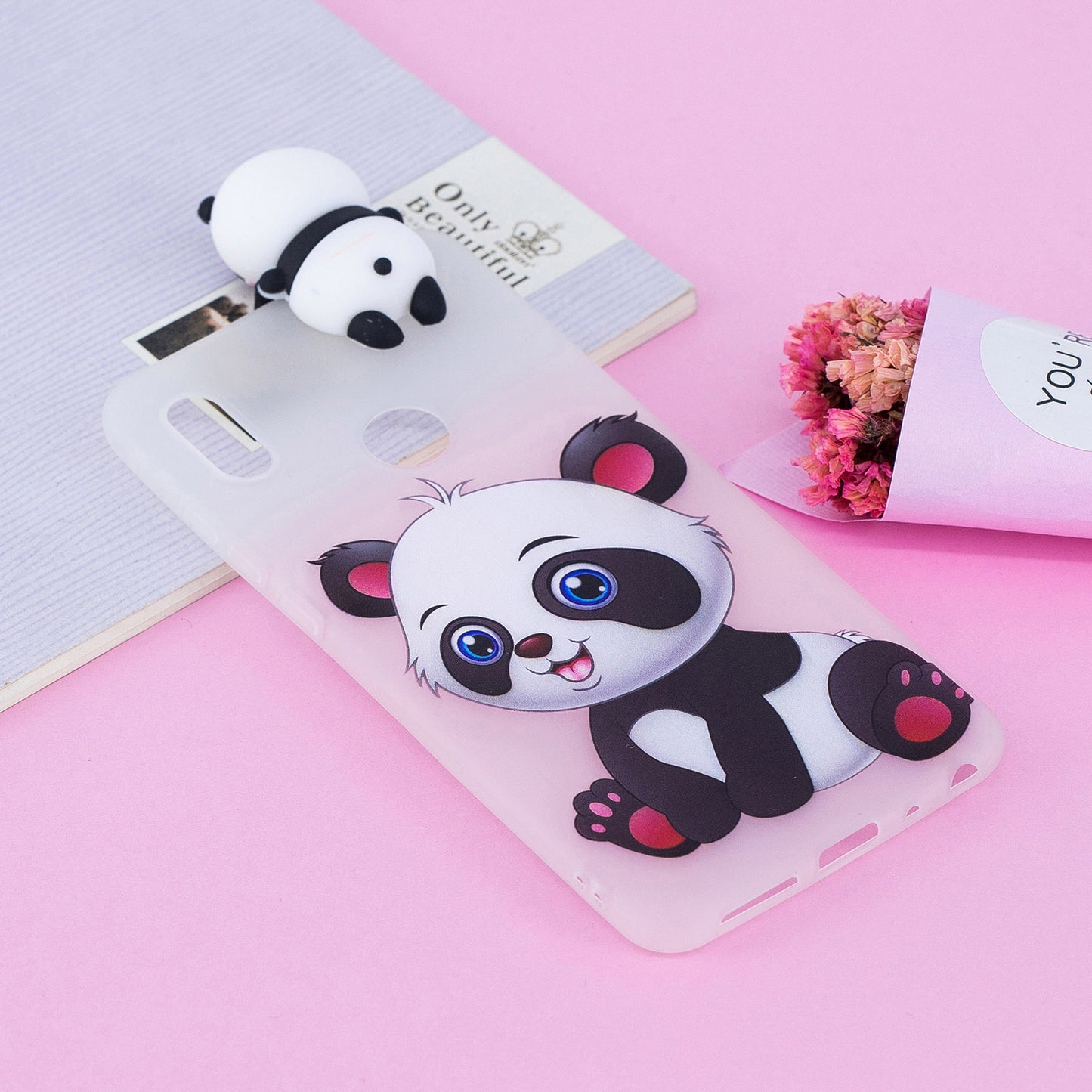 3D Cute Doll Patterned TPU Shell for Xiaomi Mi A2 / Mi 6X