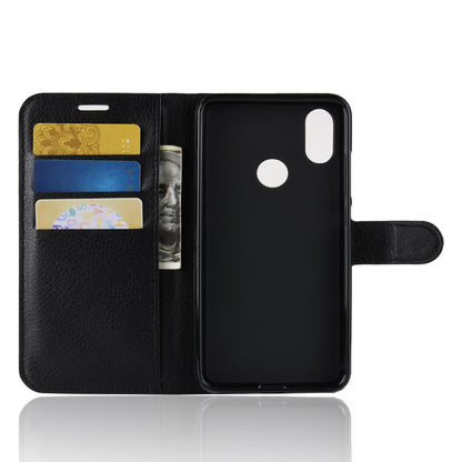 Litchi Skin Wallet Leather Stand Case for Xiaomi Mi A2 / Mi 6X