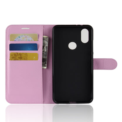 Litchi Skin Wallet Leather Stand Case for Xiaomi Mi A2 / Mi 6X