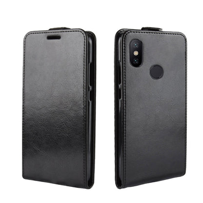 Crazy Horse Vertical Flip Leather Cover with Card Slot for Xiaomi Mi 6X / Mi A2