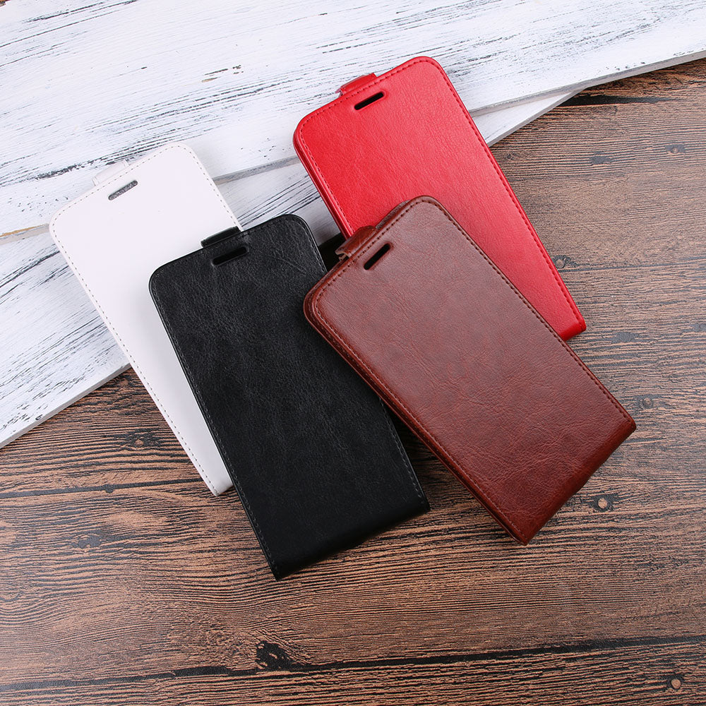 Crazy Horse Vertical Flip Leather Cover with Card Slot for Xiaomi Mi 6X / Mi A2