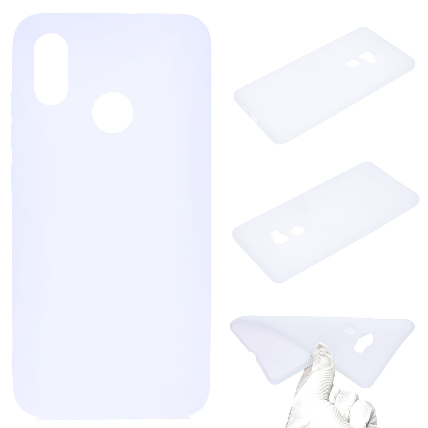 For Xiaomi Redmi S2 / Redmi Y2 Solid Color Frosted Flexible TPU Cellphone Back Case