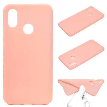 For Xiaomi Redmi S2 / Redmi Y2 Solid Color Frosted Flexible TPU Cellphone Back Case