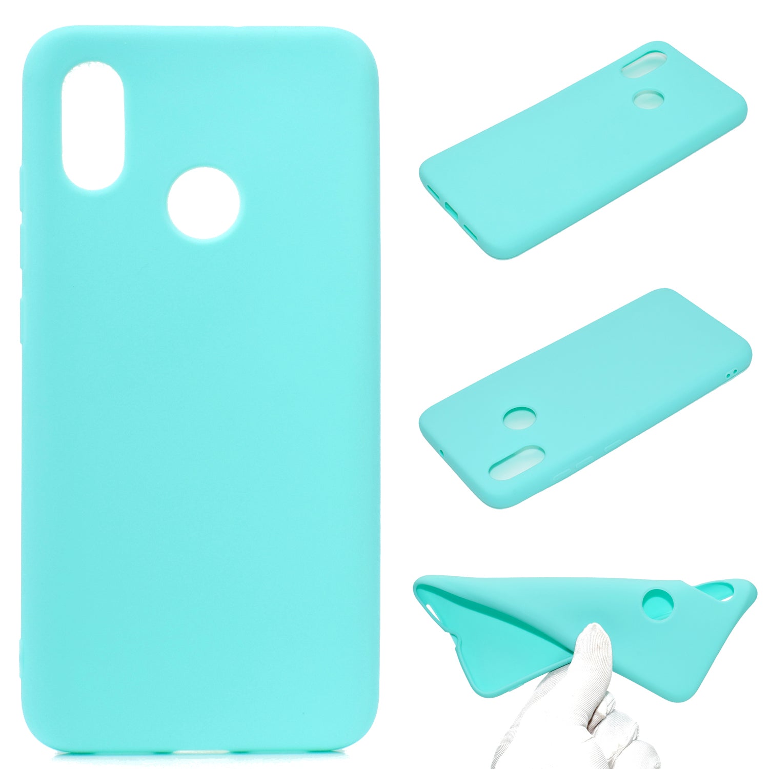 For Xiaomi Redmi S2 / Redmi Y2 Solid Color Frosted Flexible TPU Cellphone Back Case