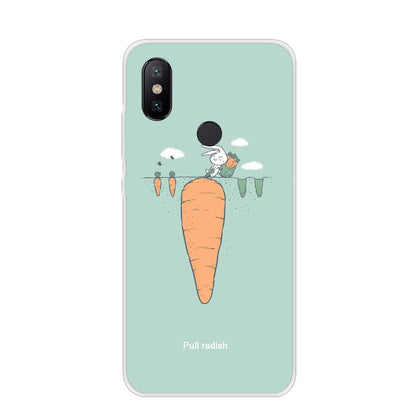 Pattern Printing TPU Protective Phone Shell for Xiaomi Mi A2 / Mi 6X