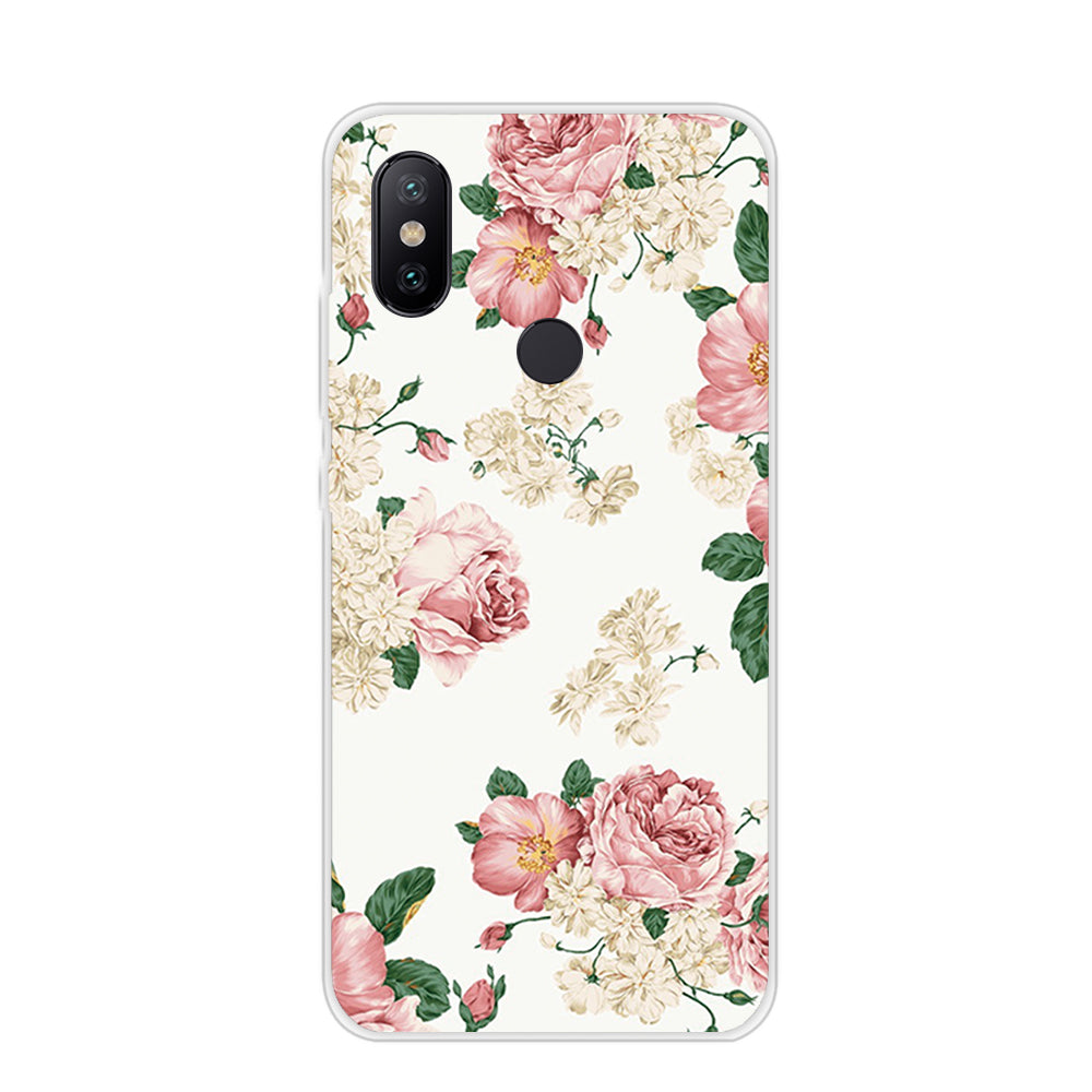 Pattern Printing TPU Protective Phone Shell for Xiaomi Mi A2 / Mi 6X