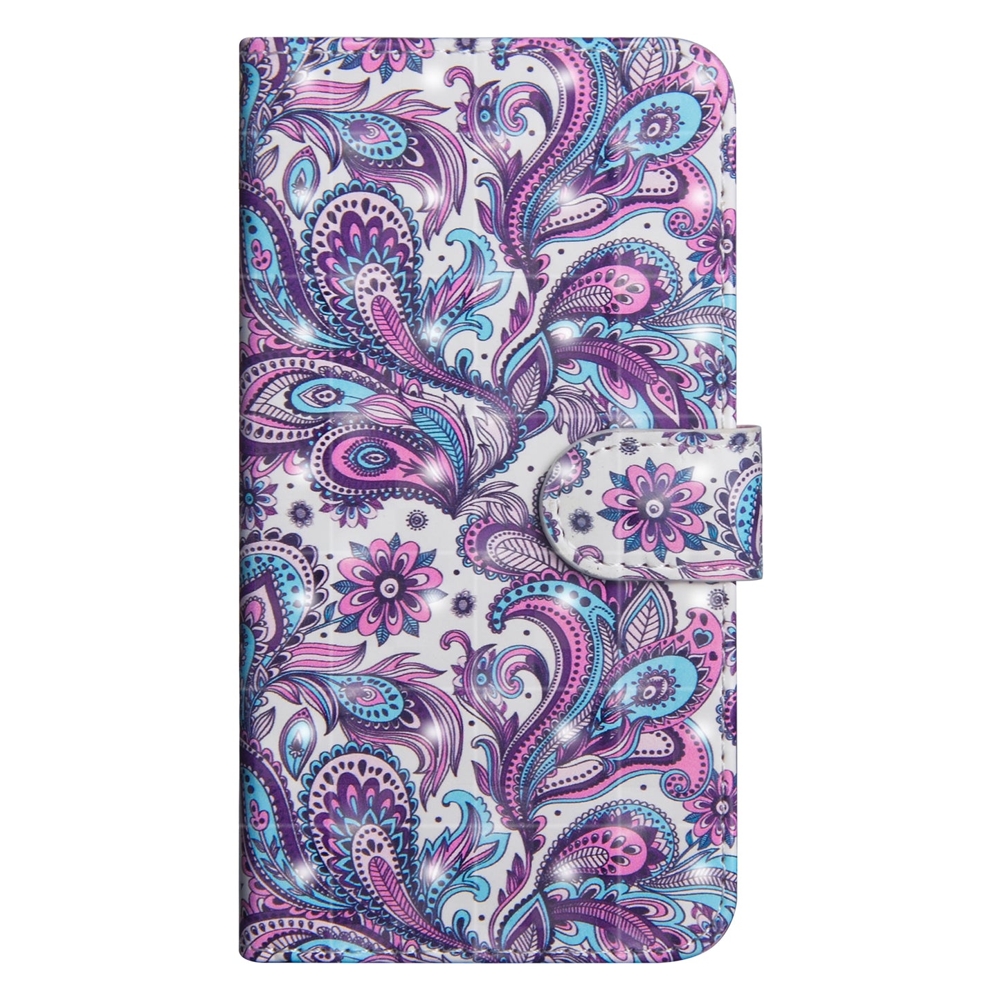 Pattern Printing Wallet Stand Leather Phone Case for Xiaomi Redmi 6 (Dual Camera: 12MP+5MP)